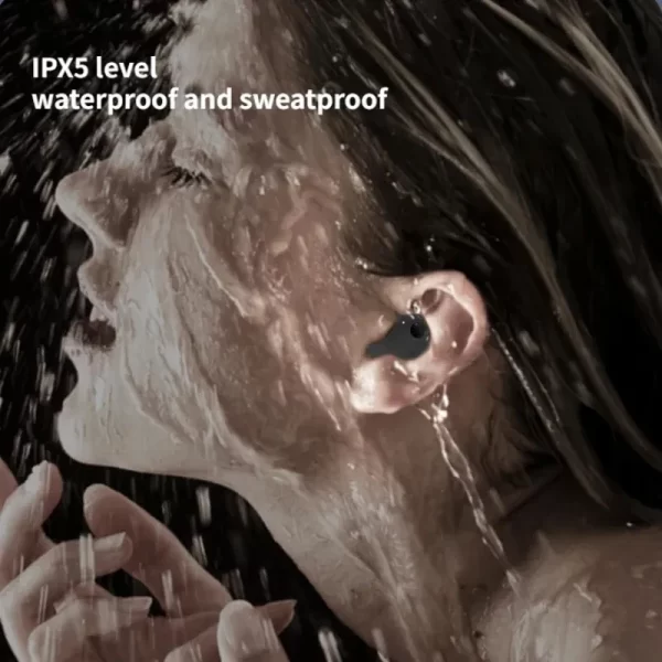 Sono invisível fone de ouvido estéreo ipx5 à prova dwireless água sem fio bluetooth fones com microfone para telefone bluetooth 5.3 - Image 3